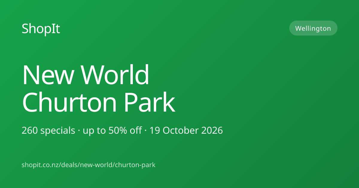 New World Churton Park specials this week — 260 current deals ...